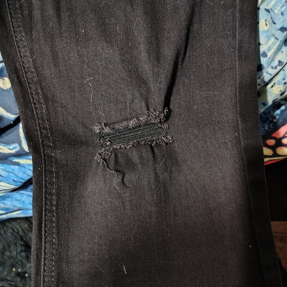 Indigo Rein High Rise Black Flare Jeans /SZ 13/NWT/ Recycled Bottles/ Info - Picture 11 of 11